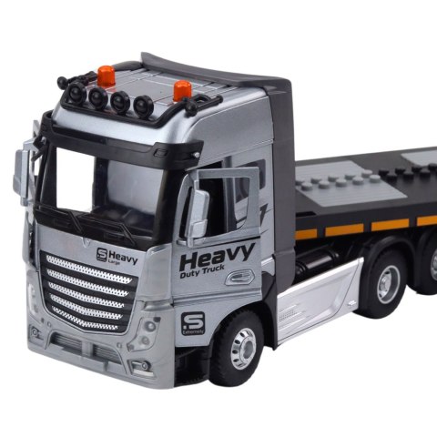 Laweta Z Koparką Zdalnie Sterowana RC Światła Dźwięki 1:24 LEAN Toys Laweta Z Koparką Zdalnie Sterowana RC Światła Dźwięki 1:24 LEAN Toys