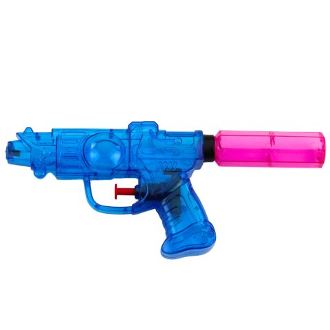 Mały Przeźroczysty Pistolet Na Wodę Zasięg 8m Czerwony Niebieski Mix LEAN Toys Mały Przeźroczysty Pistolet Na Wodę Zasięg 8m Czerwony Niebieski Mix LEAN Toys