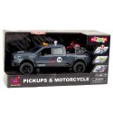 Samochód Pickup Z Motorem Światła Dźwięki Szary 1:12 LEAN Toys