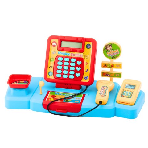 Zestaw Sklepowy Kasa Koszyk Produkty Spożywcze Światła Dźwięki Kolorowy LEAN Toys Zestaw Sklepowy Kasa Koszyk Produkty Spożywcze Światła Dźwięki Kolorowy LEAN Toys