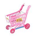 Zestaw Sklepowy Kasa Koszyk Produkty Spożywcze Światła Dźwięki Różowy LEAN Toys