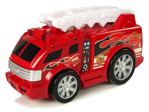 Auto Straż Transformacja Smok 2w1 Wóz Strażacki LEAN Toys Auto Straż Transformacja Smok 2w1 Wóz Strażacki LEAN Toys