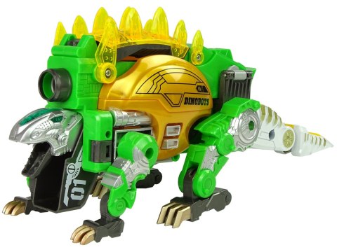 Dinobots 2w1 Dinozaur Pistolet na Strzałki Zielony Stegosaurus Tarcza LEAN Toys Dinobots 2w1 Dinozaur Pistolet na Strzałki Zielony Stegosaurus Tarcza LEAN Toys