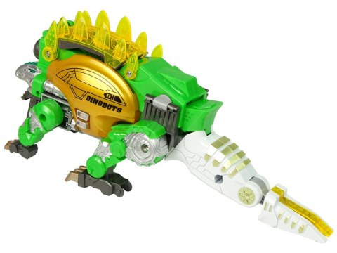 Dinobots 2w1 Dinozaur Pistolet na Strzałki Zielony Stegosaurus Tarcza LEAN Toys Dinobots 2w1 Dinozaur Pistolet na Strzałki Zielony Stegosaurus Tarcza LEAN Toys