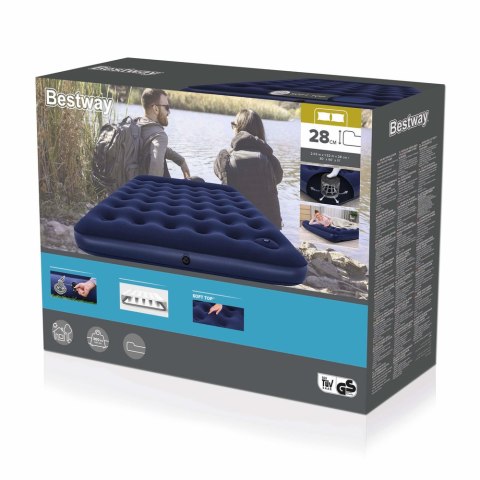 Dmuchany Materac Z Pompką 203 x 152 x 28 cm Bestway 67226 Bestway Dmuchany Materac Z Pompką 203 x 152 x 28 cm Bestway 67226 Bestway