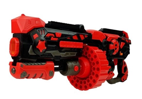 Duży Karabin na Piankowe Naboje Obrotowy Magazynek 80 naboi 59cm LEAN Toys Duży Karabin na Piankowe Naboje Obrotowy Magazynek 80 naboi 59cm LEAN Toys