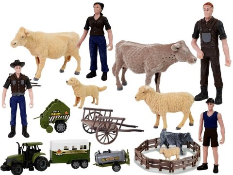 Duży Zestaw Do Złożenia Farma Traktor Zwierzęta Zagroda DIY Duży Zestaw Do Złożenia Farma Traktor Zwierzęta Zagroda DIY