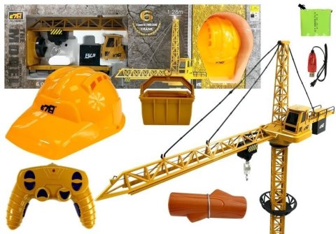 Dźwig Budowlany R/C Żuraw Zdalnie Sterowany LEAN Toys Dźwig Budowlany R/C Żuraw Zdalnie Sterowany LEAN Toys