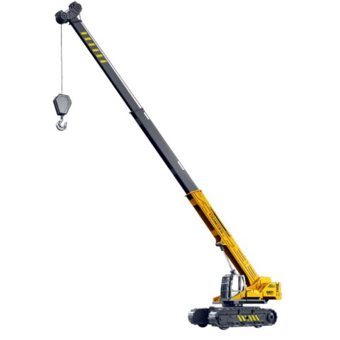 Dźwig Gąsienicowy Wysuwany Obracana Kabina 360° Żółty LEAN Toys Dźwig Gąsienicowy Wysuwany Obracana Kabina 360° Żółty LEAN Toys