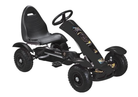 Gokart Na Pedały F618 Czarny LEAN CARS Gokart Na Pedały F618 Czarny LEAN CARS