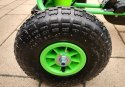 Gokart Zielony A-15 Pompowane Koła LEAN CARS