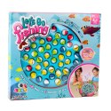 Gra Interaktywna Zręcznościowa Na Baterie Łowienie Rybek Różowa LEAN Toys