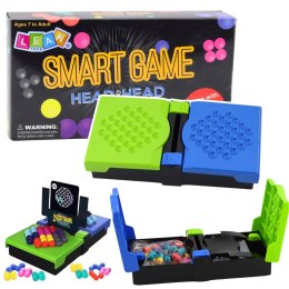 Gra Logiczna Edukacyjna Head to Head Kulki Wzory Karty LEAN Toys