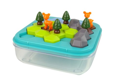 Gra Układanka Edukacyjna Tetris Łamigłówka Leśne Zwierzęta LEAN Toys Gra Układanka Edukacyjna Tetris Łamigłówka Leśne Zwierzęta LEAN Toys