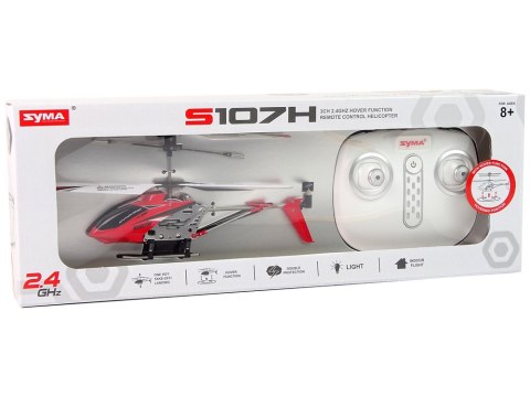 Helikopter SYMA S107H Zdalnie Sterowany 2,4G Czerwony LEAN Toys Helikopter SYMA S107H Zdalnie Sterowany 2,4G Czerwony LEAN Toys