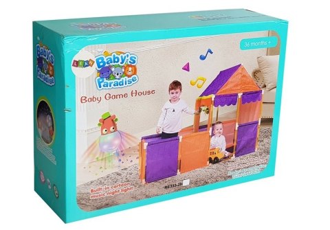 Kolorowy Namiot Domek dla Dzieci 112 cm x 110 cm x 102 cm LEAN Toys Kolorowy Namiot Domek dla Dzieci 112 cm x 110 cm x 102 cm LEAN Toys