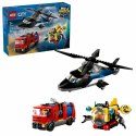 LEGO 60462 CITY Zestaw z helikopterem, wozem strażackim i łodzią podwodną LEGO