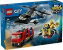 LEGO 60462 CITY Zestaw z helikopterem, wozem strażackim i łodzią podwodną LEGO