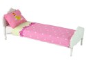 Lalka Anlily w Sypialni Akcesoria Meble Dla Dzieci LEAN Toys