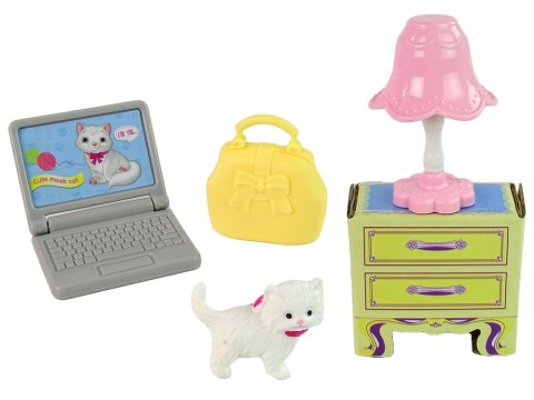 Lalka Anlily w Sypialni Akcesoria Meble Dla Dzieci LEAN Toys Lalka Anlily w Sypialni Akcesoria Meble Dla Dzieci LEAN Toys