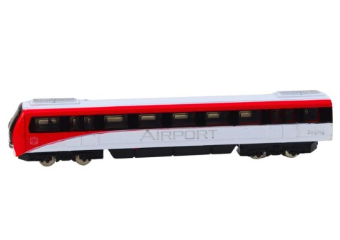 Model Kolekcjonerski Pociąg Czerwono-Biały 1:48 Metalowy LEAN Toys Model Kolekcjonerski Pociąg Czerwono-Biały 1:48 Metalowy LEAN Toys