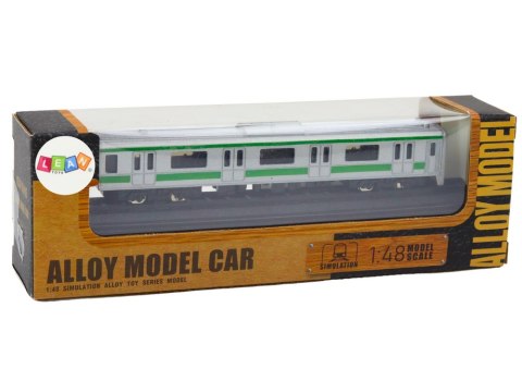 Model Kolekcjonerski Pociąg Wagon 1:48 Metalowy Srebrny LEAN Toys Model Kolekcjonerski Pociąg Wagon 1:48 Metalowy Srebrny LEAN Toys