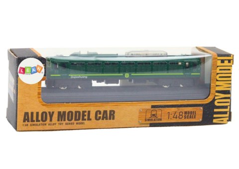 Model Kolekcjonerski Pociąg Wagon1:48 Metalowy Zielony LEAN Toys Model Kolekcjonerski Pociąg Wagon1:48 Metalowy Zielony LEAN Toys