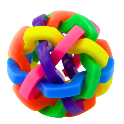 Piłeczka Pleciona Gumowa Piłka Sensoryczna Do Zabawy Kolorowa 7,5cm LEAN TOYS Piłeczka Pleciona Gumowa Piłka Sensoryczna Do Zabawy Kolorowa 7,5cm LEAN TOYS