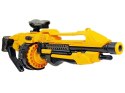Pistolet Na Baterie Piankowe Naboje 82 cm Obrotowy Magazynek Żółty LEAN Toys