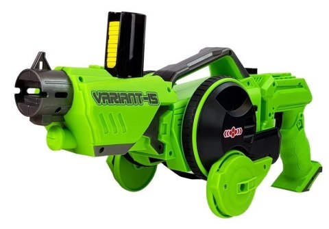 Pistolet Wyrzutnia Autko 2 w 1 Zdalnie Sterowany Piankowe Krążki Zielony LEAN Toys Pistolet Wyrzutnia Autko 2 w 1 Zdalnie Sterowany Piankowe Krążki Zielony LEAN Toys