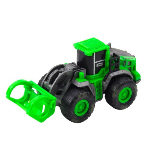 Pojazd Budowlany Koparka Zielona Napęd Frykcyjny LEAN TOYS Pojazd Budowlany Koparka Zielona Napęd Frykcyjny LEAN TOYS