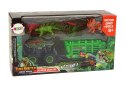 Pojazd z Motywem Dinozaura Przyczepa 4 Sztuki Dinozaurów LEAN Toys