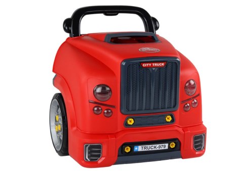 Silnik Ciężarówka Do Rozkręcania Zestaw Majsterkowicza Czerwony Warsztat LEAN Toys Silnik Ciężarówka Do Rozkręcania Zestaw Majsterkowicza Czerwony Warsztat LEAN Toys