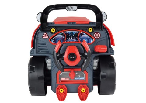 Silnik Ciężarówka Do Rozkręcania Zestaw Majsterkowicza Czerwony Warsztat LEAN Toys Silnik Ciężarówka Do Rozkręcania Zestaw Majsterkowicza Czerwony Warsztat LEAN Toys