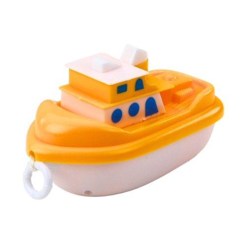 Zabawka Do Kąpieli Naciągana Łódź Biało Żółta Mix LEAN TOYS Zabawka Do Kąpieli Naciągana Łódź Biało Żółta Mix LEAN TOYS