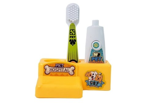 Zestaw Małego Lekarza Dentysty Pies Szczoteczka Wyciskana Pasta do Zębów Dentysta LEAN Toys Zestaw Małego Lekarza Dentysty Pies Szczoteczka Wyciskana Pasta do Zębów Dentysta LEAN Toys