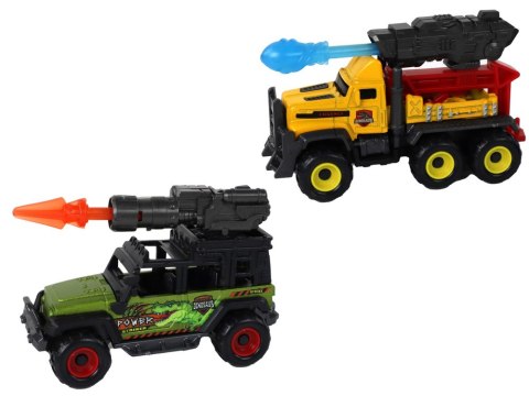 Zestaw Pojazdów Helikopter Dinozaury 6 Sztuk Kolorowe LEAN Toys Zestaw Pojazdów Helikopter Dinozaury 6 Sztuk Kolorowe LEAN Toys