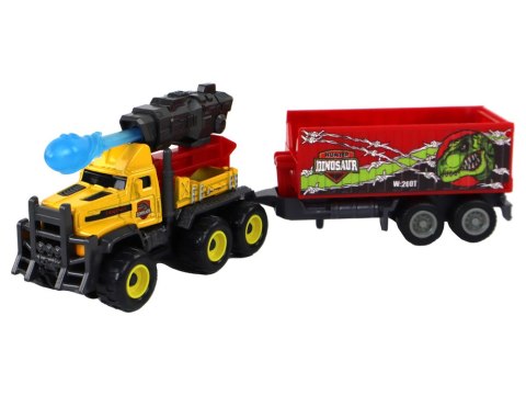 Zestaw Pojazdów Helikopter Dinozaury 6 Sztuk Kolorowe LEAN Toys Zestaw Pojazdów Helikopter Dinozaury 6 Sztuk Kolorowe LEAN Toys