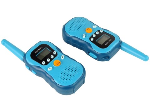 Zestaw Walkie Talkies Krótkofalówki Dla Dzieci Niebieskie 2 Szt. LEAN Toys Zestaw Walkie Talkies Krótkofalówki Dla Dzieci Niebieskie 2 Szt. LEAN Toys