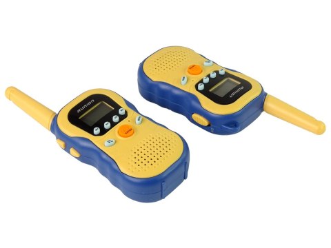 Zestaw Walkie Talkies Krótkofalówki Dla Dzieci Żółte 2 Szt. LEAN Toys Zestaw Walkie Talkies Krótkofalówki Dla Dzieci Żółte 2 Szt. LEAN Toys