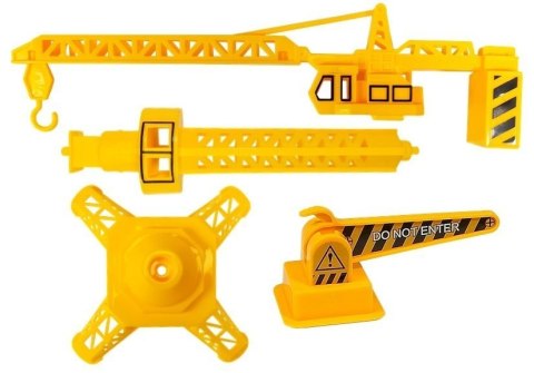 Zestaw autek Dźwig Wywrotka Koparka do Rozkręcania LEAN Toys Zestaw autek Dźwig Wywrotka Koparka do Rozkręcania LEAN Toys