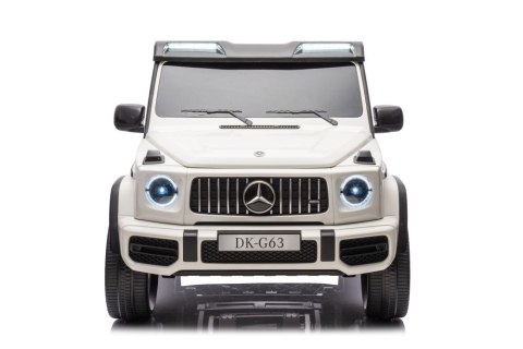 Auto Na Akumulator Mercedes G63 XXL Biały 4x4 LEAN CARS Auto Na Akumulator Mercedes G63 XXL Biały 4x4 LEAN CARS