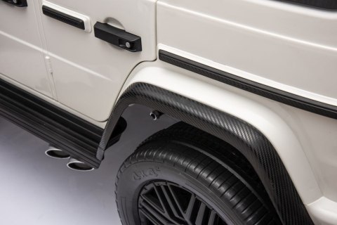 Auto Na Akumulator Mercedes G63 XXL Biały 4x4 LEAN CARS Auto Na Akumulator Mercedes G63 XXL Biały 4x4 LEAN CARS