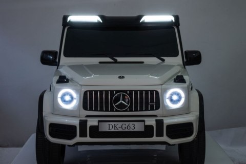 Auto Na Akumulator Mercedes G63 XXL Biały 4x4 LEAN CARS Auto Na Akumulator Mercedes G63 XXL Biały 4x4 LEAN CARS