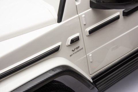 Auto Na Akumulator Mercedes G63 XXL Biały 4x4 LEAN CARS Auto Na Akumulator Mercedes G63 XXL Biały 4x4 LEAN CARS