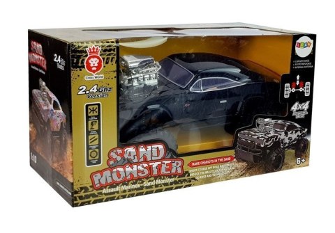 Auto Terenowe Zdalnie Sterowane 2.4G 4x4 Czarne LEAN Toys Auto Terenowe Zdalnie Sterowane 2.4G 4x4 Czarne LEAN Toys