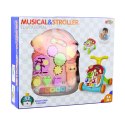 Chodzik Edukacyjny Stolik Panel Interaktywny Stolik 5w1 Różowy LEAN Toys