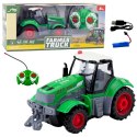 Ciągnik Traktor Rolniczy Zdalnie Sterowany RC Zielony 1:24 LEAN Toys