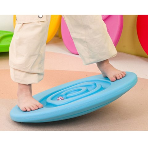 Deska Równoważąca Sensoryczna Dla Dzieci Piłeczki Kauczukowe 5szt Niebieska LEAN Toys Deska Równoważąca Sensoryczna Dla Dzieci Piłeczki Kauczukowe 5szt Niebieska LEAN Toys
