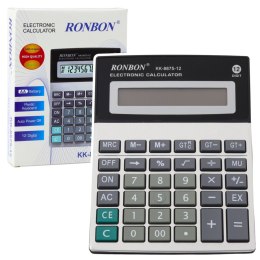 Kalkulator Biurowy Ronbon KK-8875-12 Duży Wyświetlacz 12-Cyfrowy LEAN